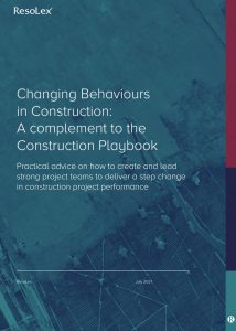 Changing behaviours in construction