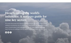 McKinsey Decarbonising Industry