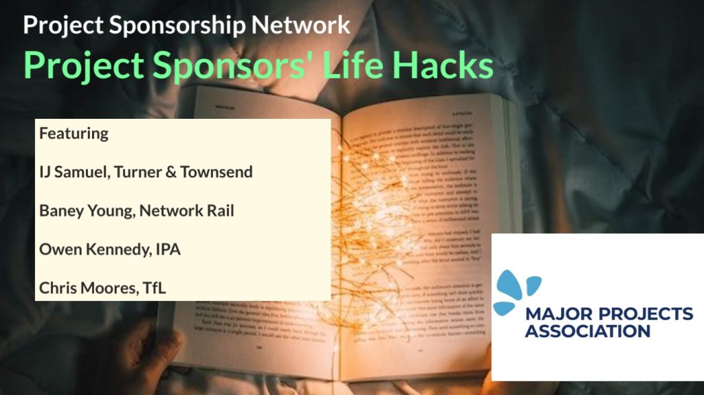 Project Sponsorship Life Hacks