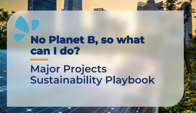 Major Projects Sustainability Playbook